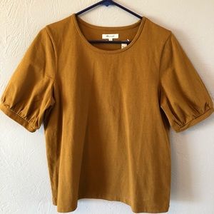 NWT Madewell Puff-sleeve Tee